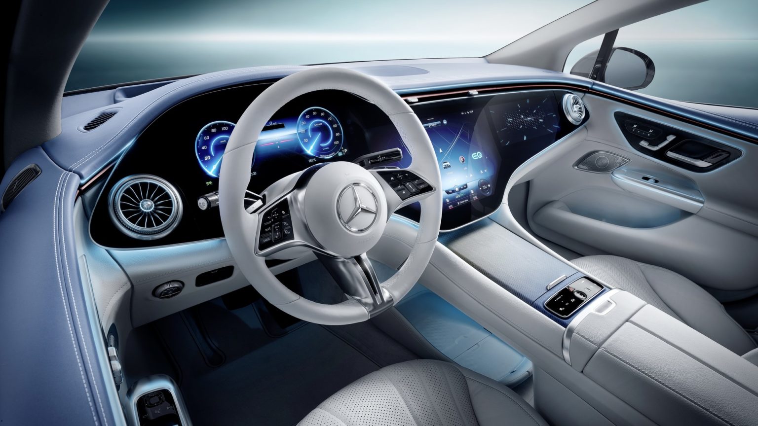 Mercedes EQE, la nuova visione elettrica della stella in formato ...