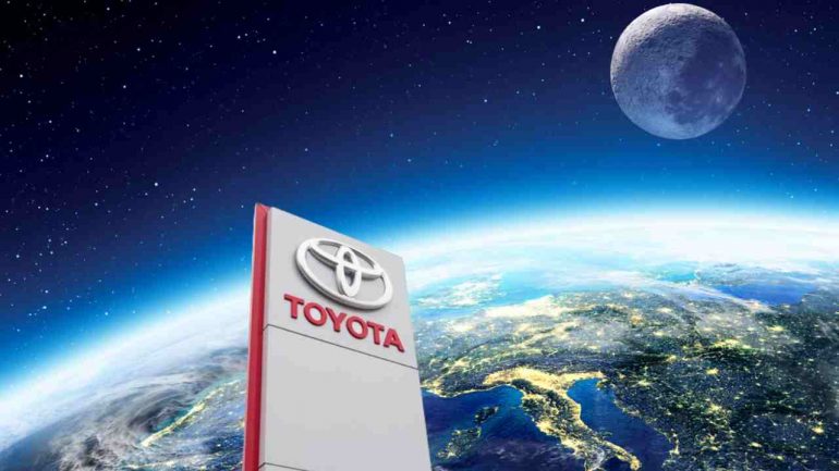 La Toyota va nello spazio