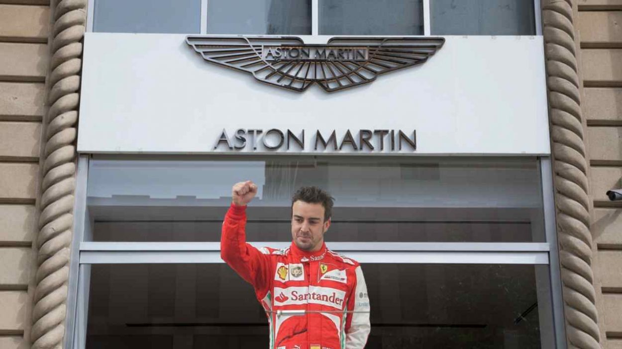Il nuovo modello dell'Aston martin per Alonso