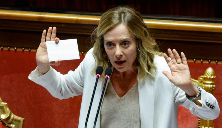 Il nuovo intervento di Giorgia Meloni - Targetmotori.it (Fonte Ansa foto)