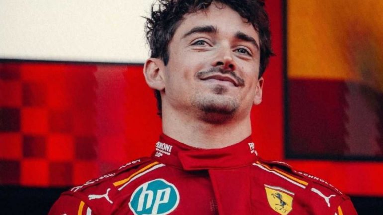 Charles Leclerc in Ferrari